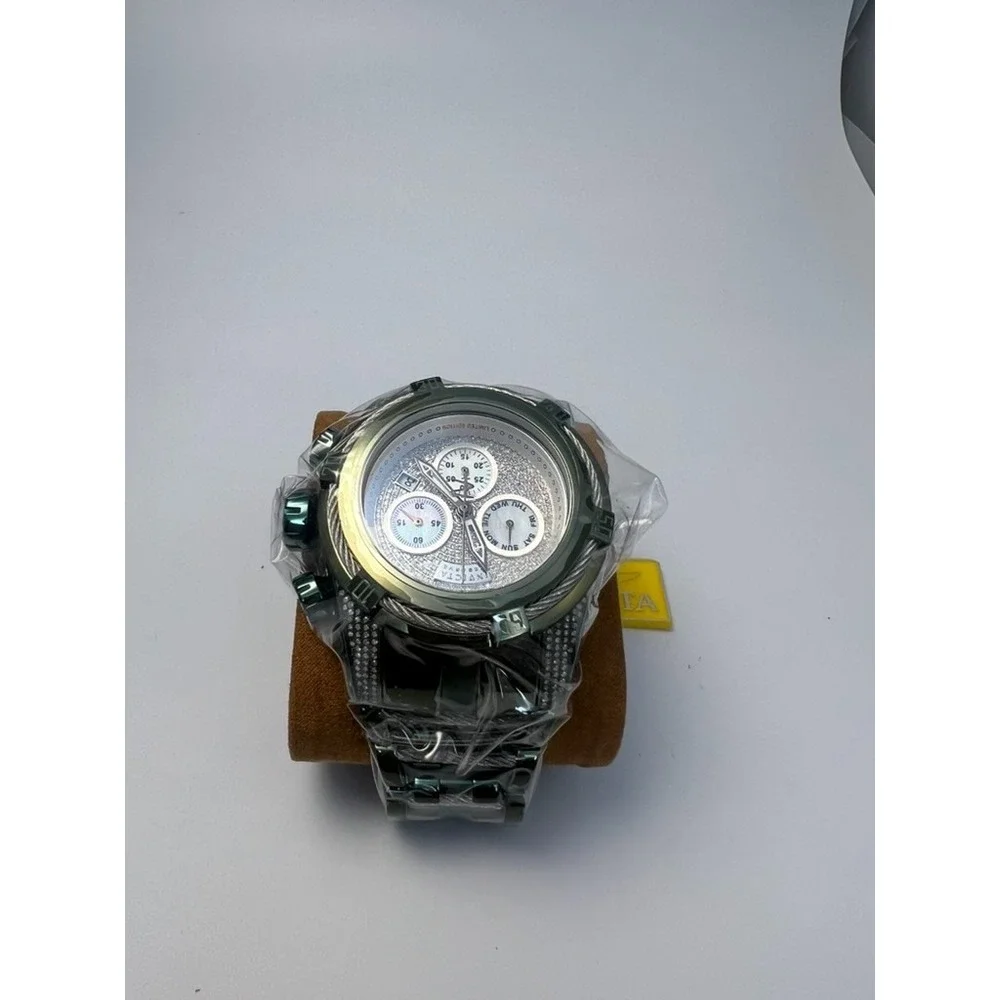 #W009 Invicta Reserve Bolt Zeus 34332 Diamond Swiss Quartz 53mm Men's Watch